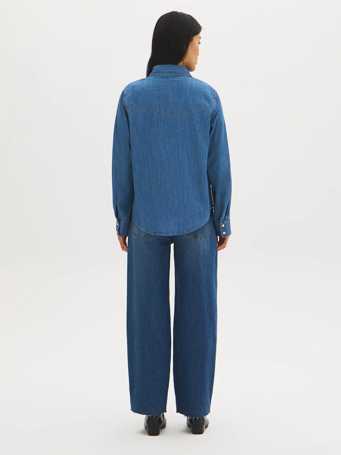Denim Cotton Shirt - Image 4
