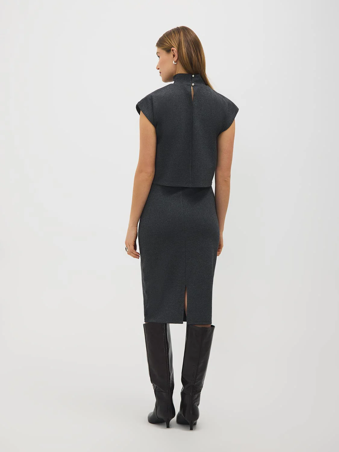 Mock Neck Cropped Top - Image 5
