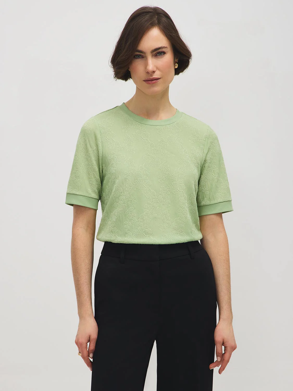 Crinkled Mesh T-Shirt - Image 4