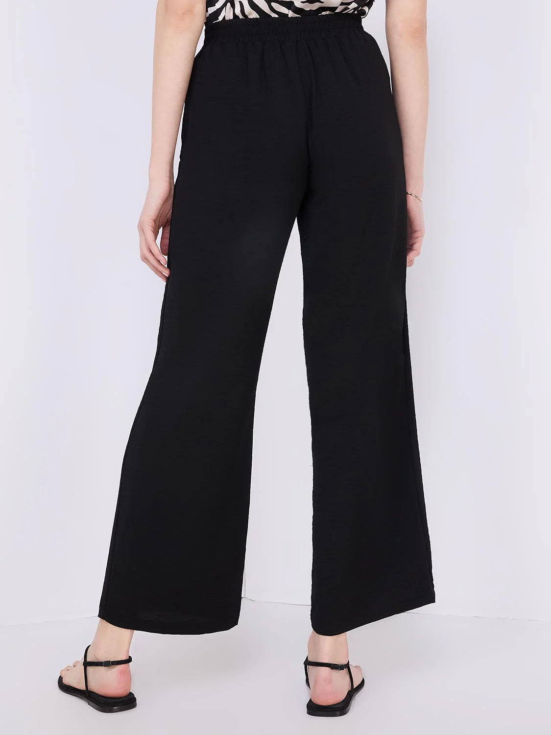 Classic Rise Wide-Leg Pants - Image 4
