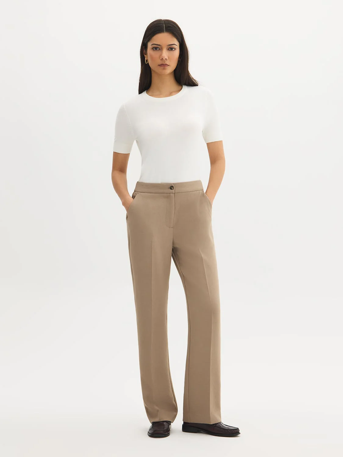 Crepe Straight-Leg Pants - Image 3