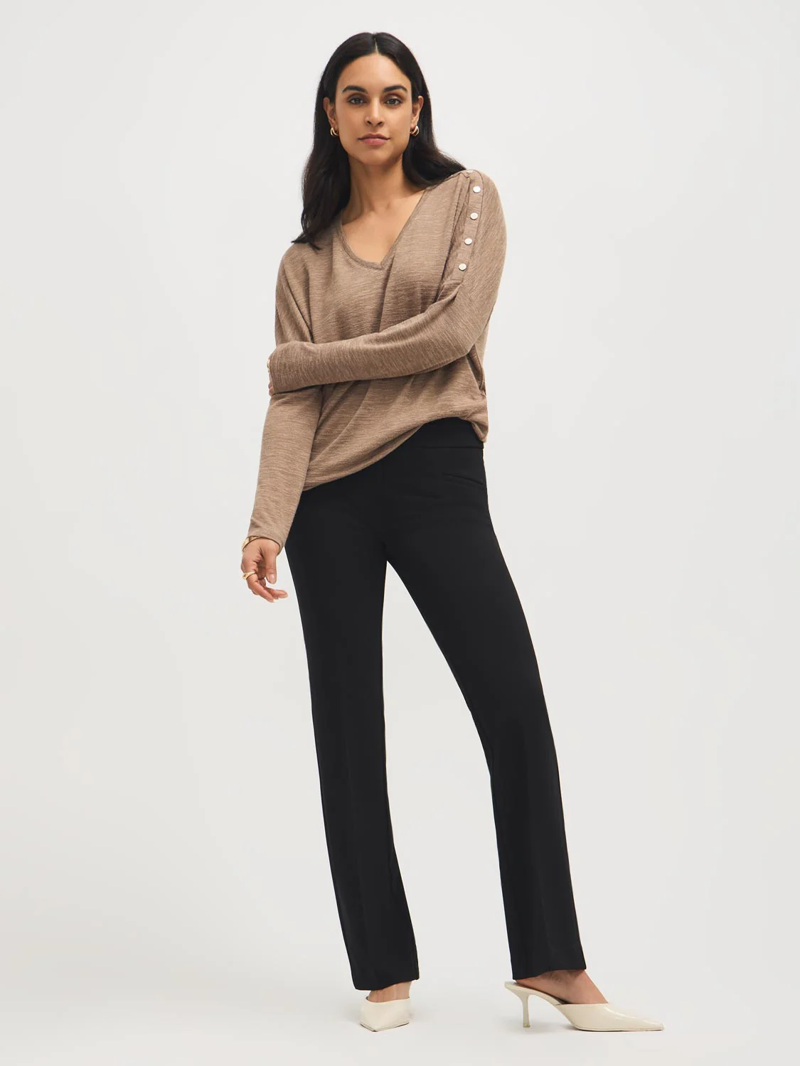 Straight Leg Crepe Pants - Image 6