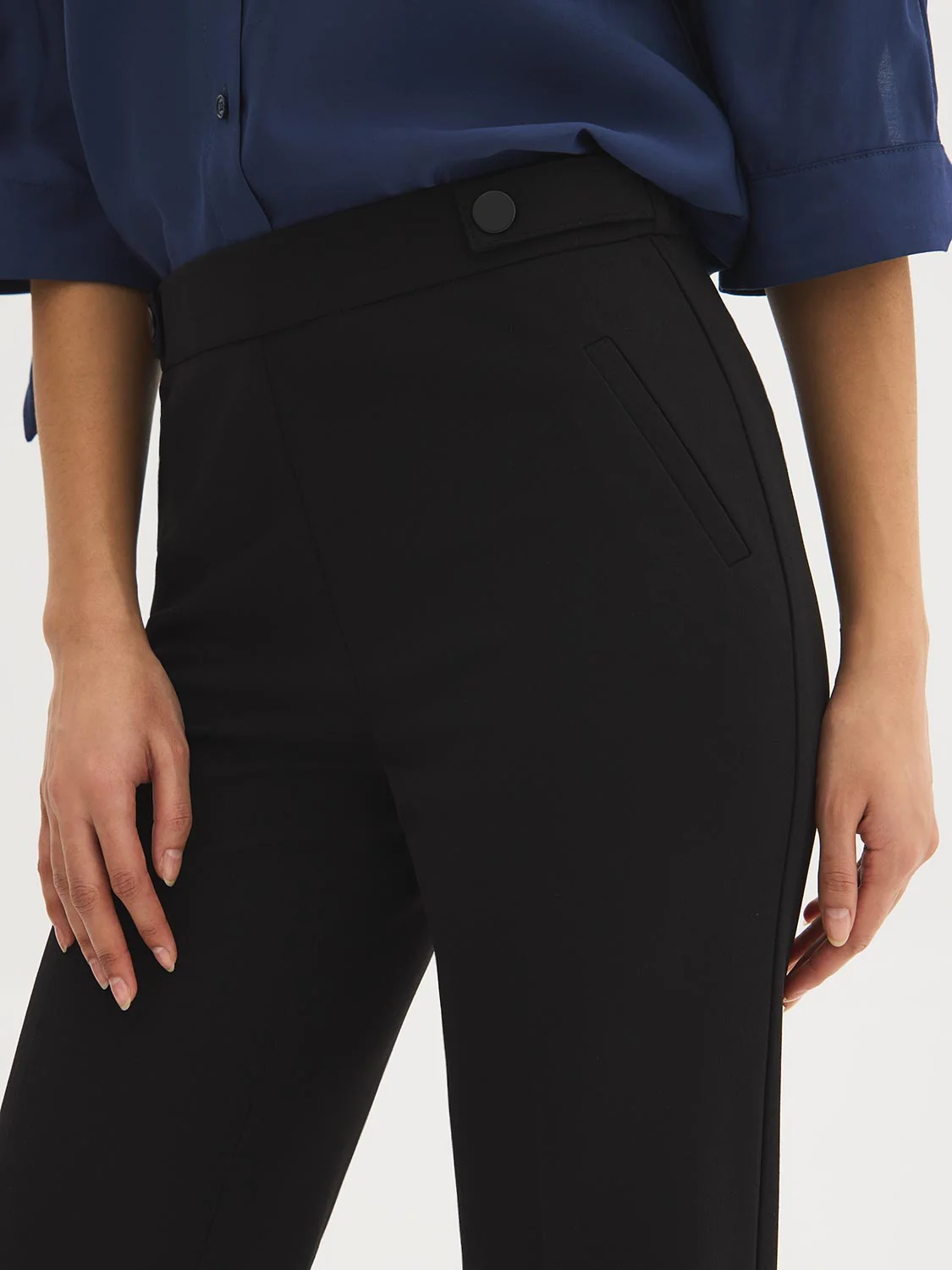 Knit Crepe Pants - Image 3