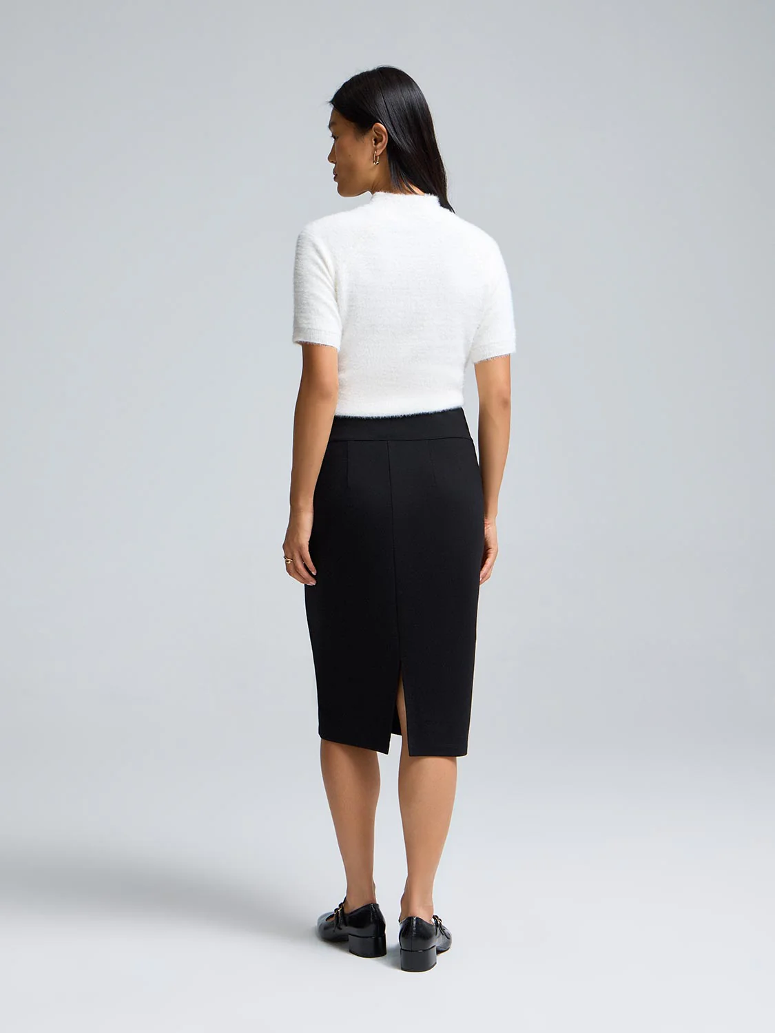 Front Yoke Pencil Skirt - Image 4