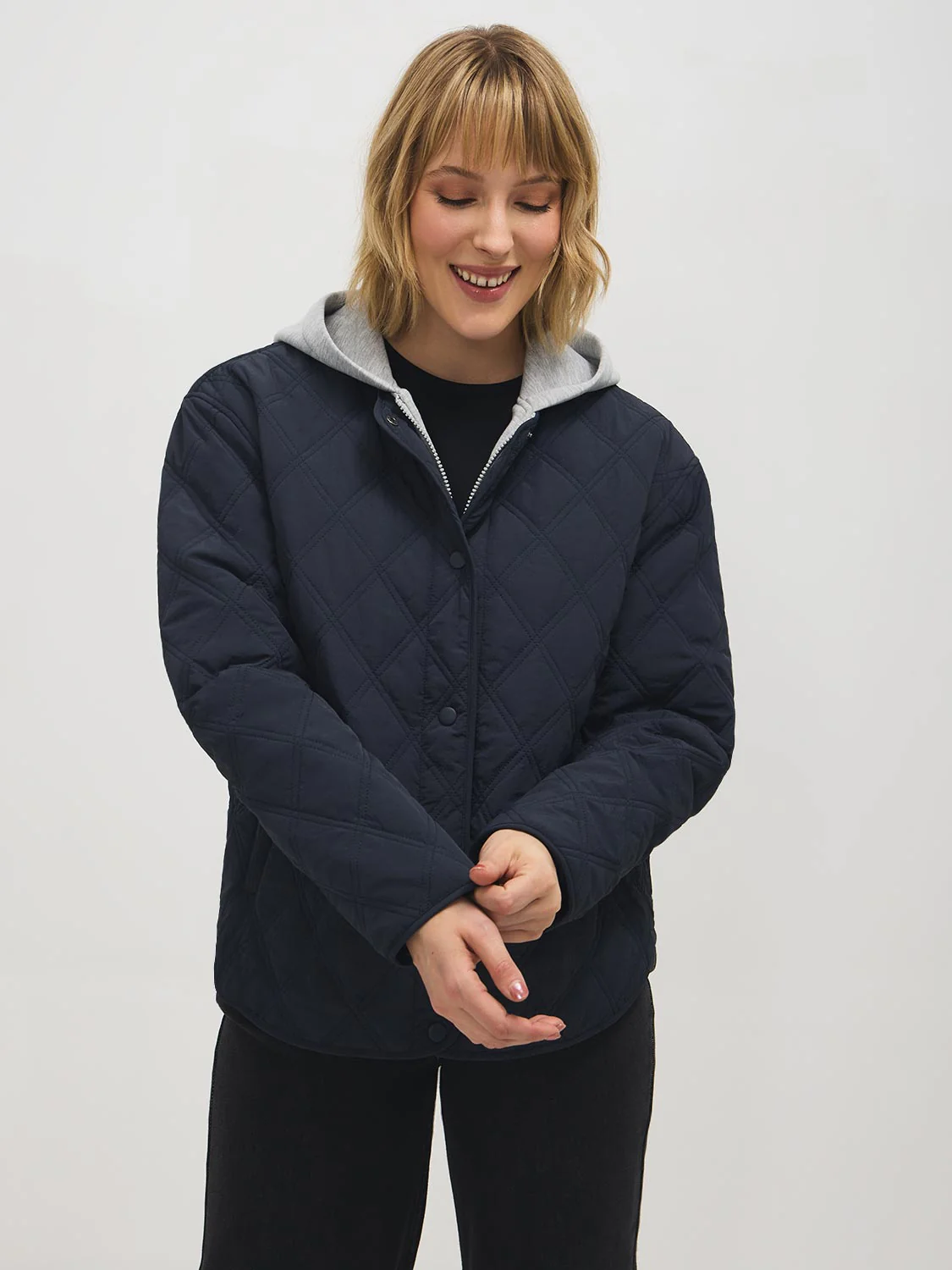 Quilted Jacket With Removable Hood - Image 4
