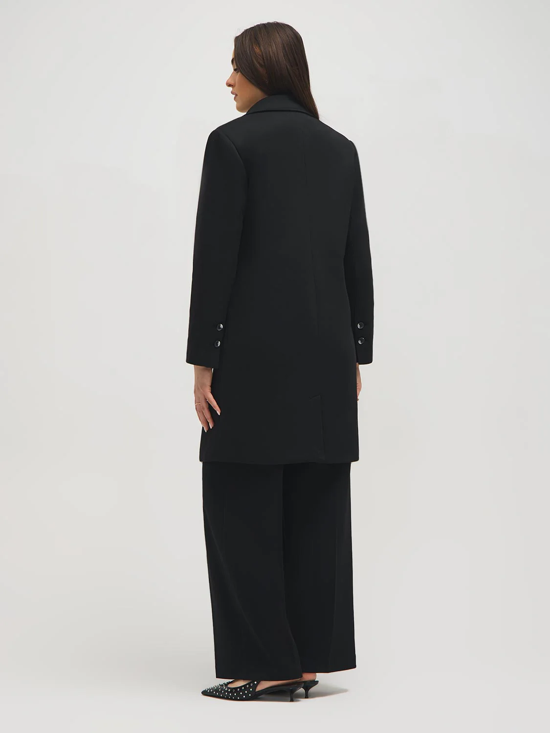 Mid-Length Fleece Coat - Image 11