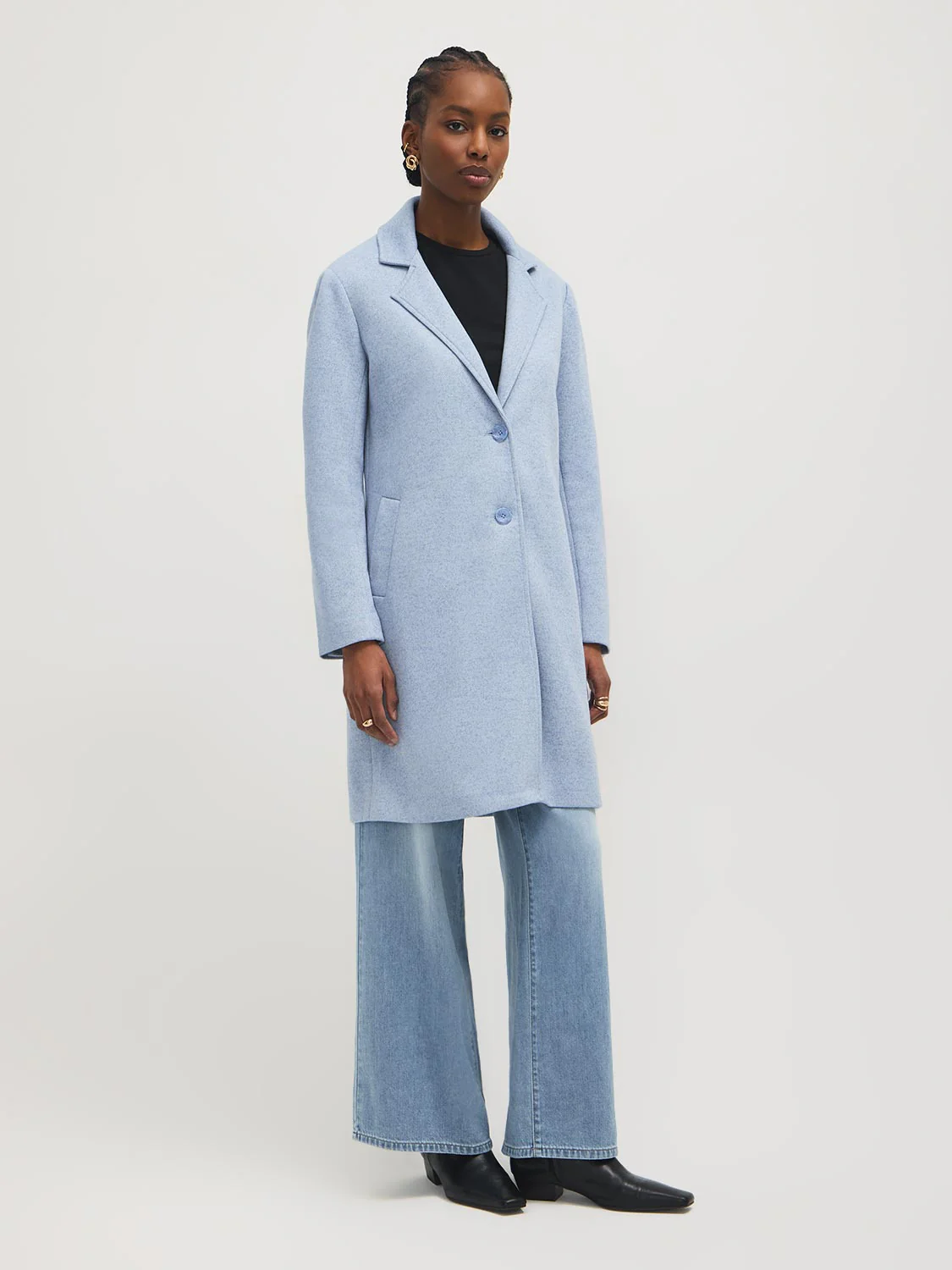 Mid-Length Fleece Coat - Image 3