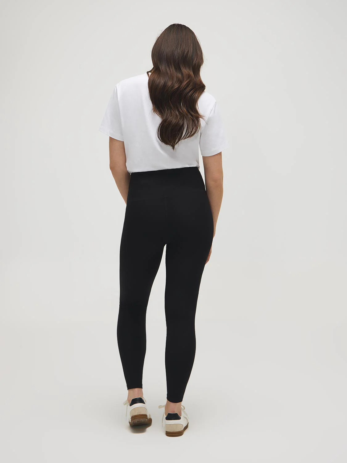 Wide Waistband Brushed Leggings - Image 5