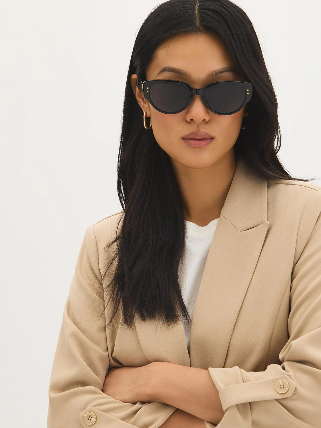 Thick Cat Eye Sunglasses - Image 3