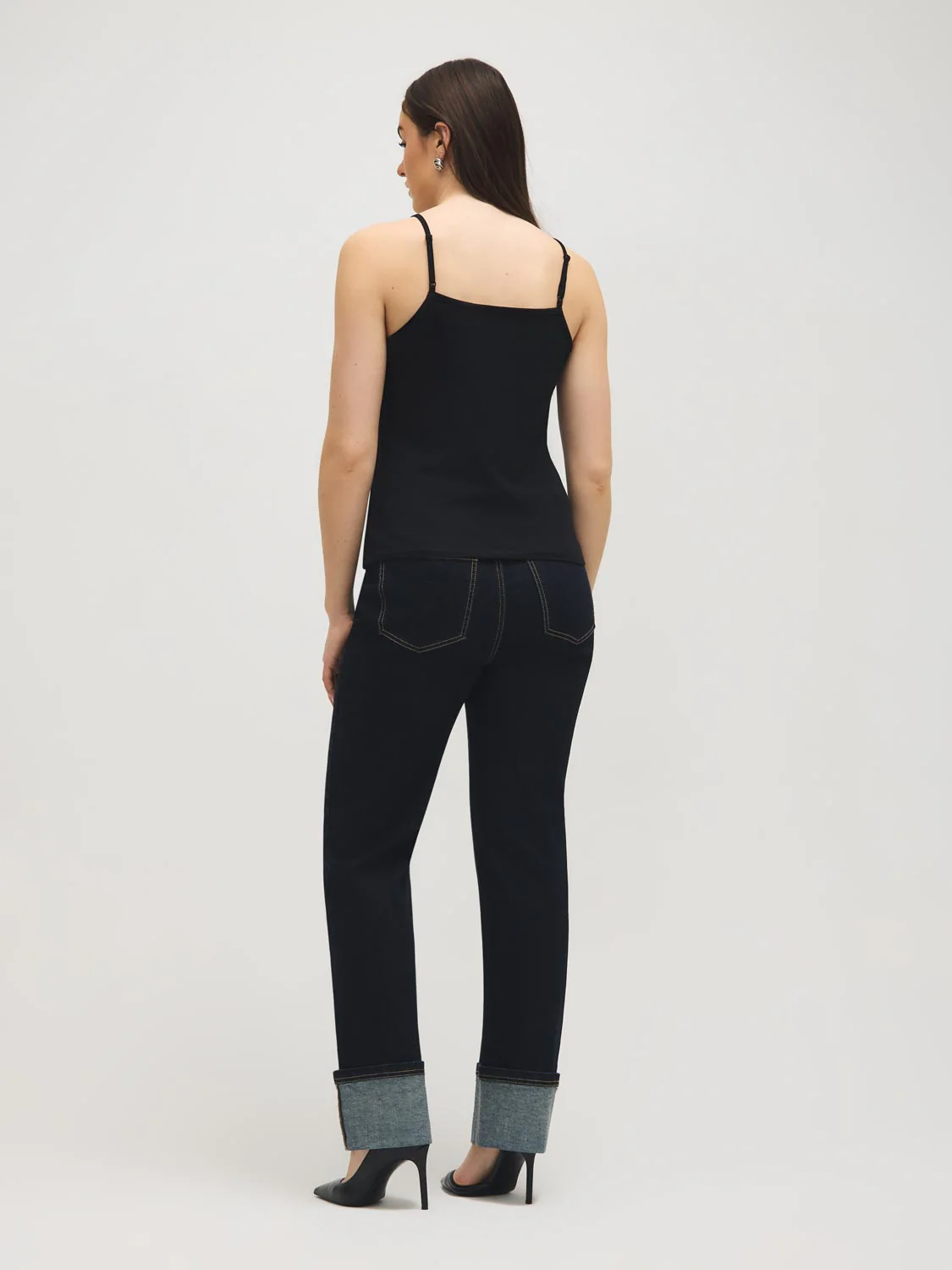 Cotton-Blend Tank Top With Lace Trim - Image 16