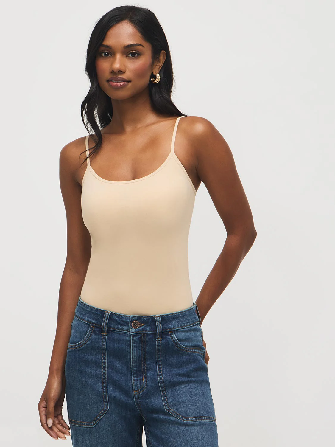 Seamless Spaghetti Strap Tank Top - Image 5