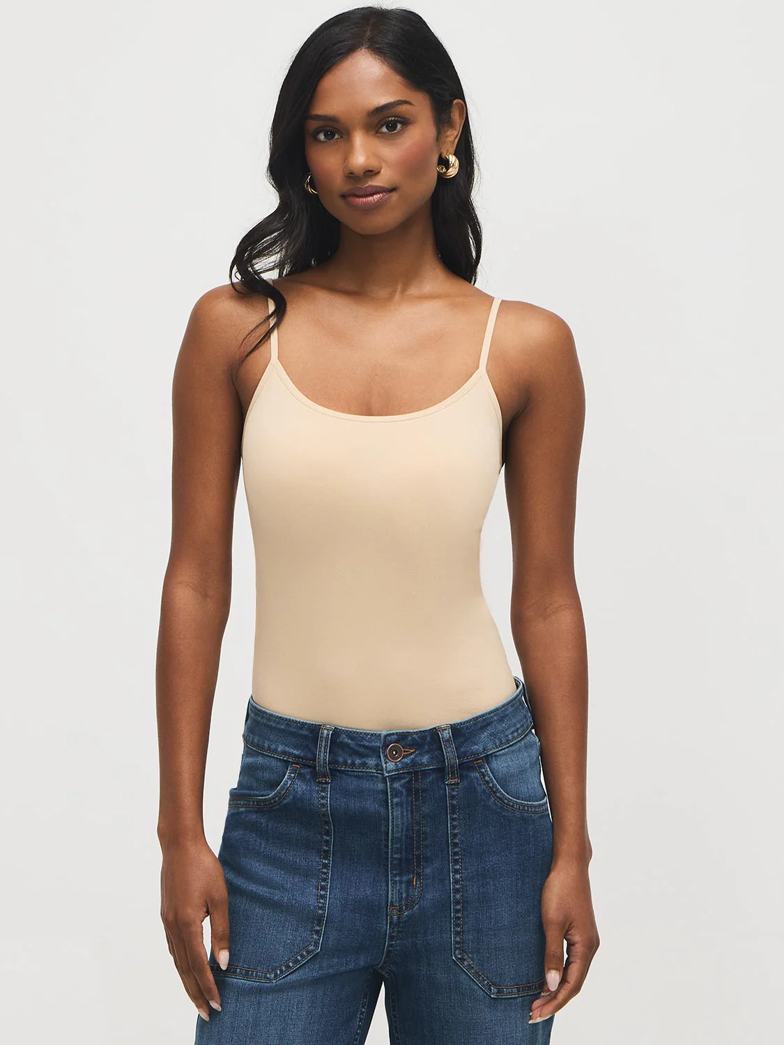 Seamless Spaghetti Strap Tank Top - Image 7