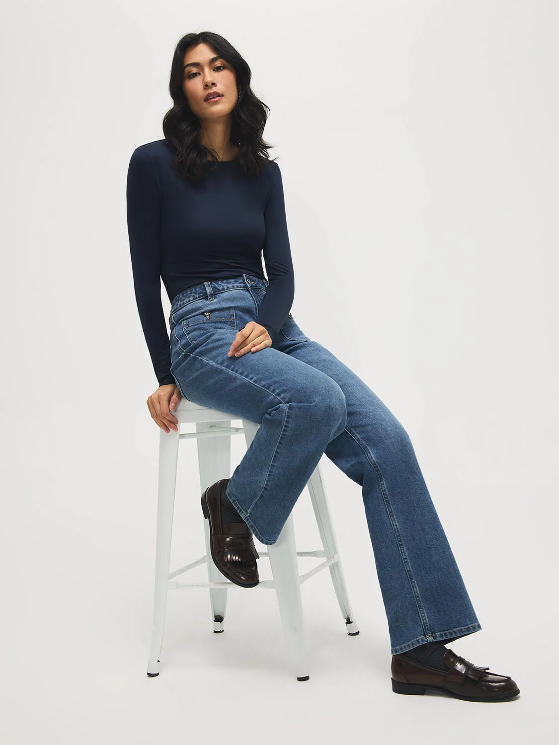 Double Layer Long Sleeve Top - Image 17