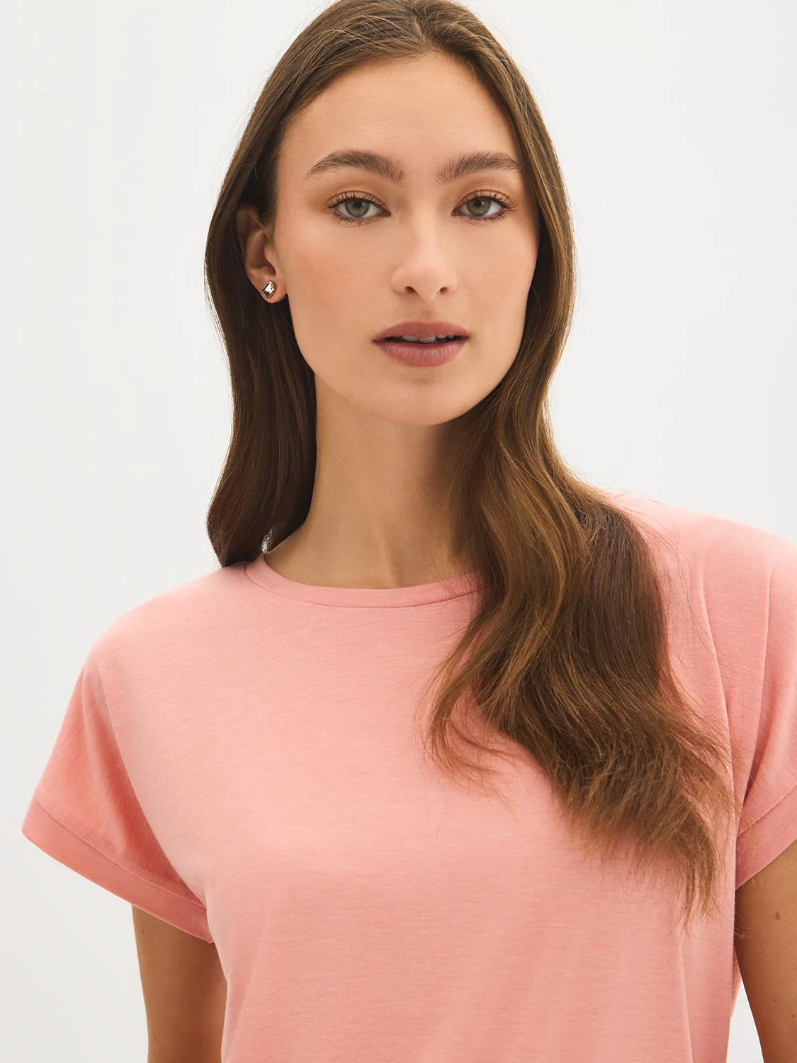 Cuffed Dolman Sleeve T-Shirt - Image 5