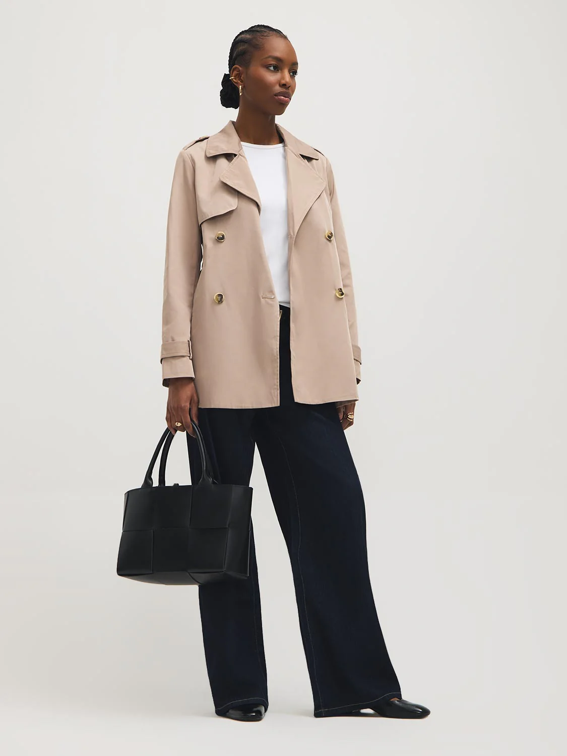 Mid-Length Trench Coat - Image 11