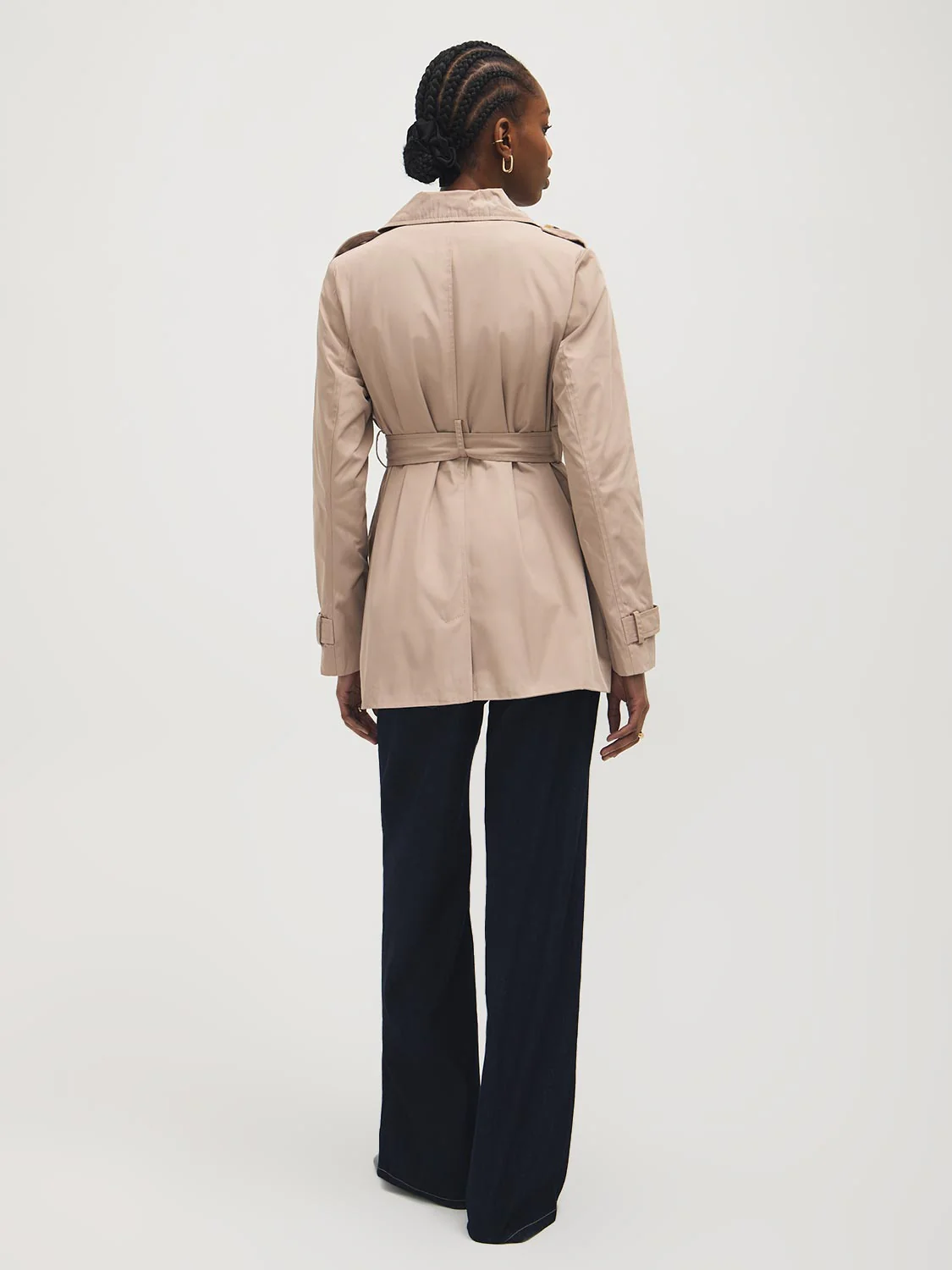 Mid-Length Trench Coat - Image 13