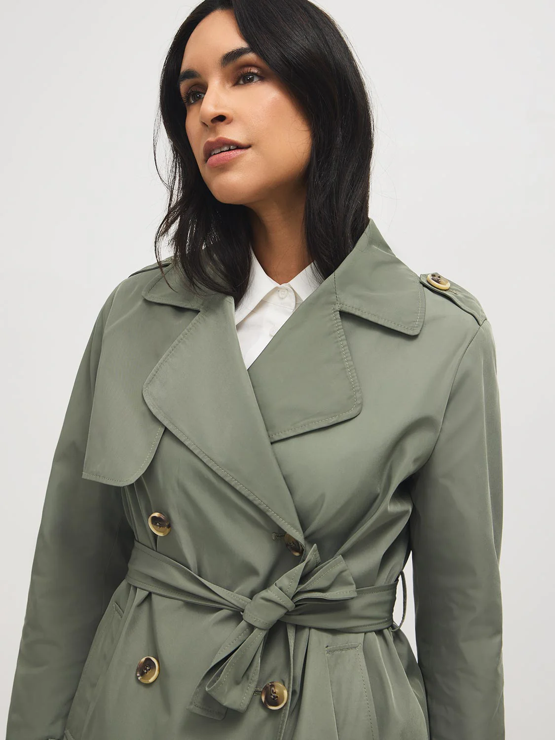 Mid-Length Trench Coat - Image 4