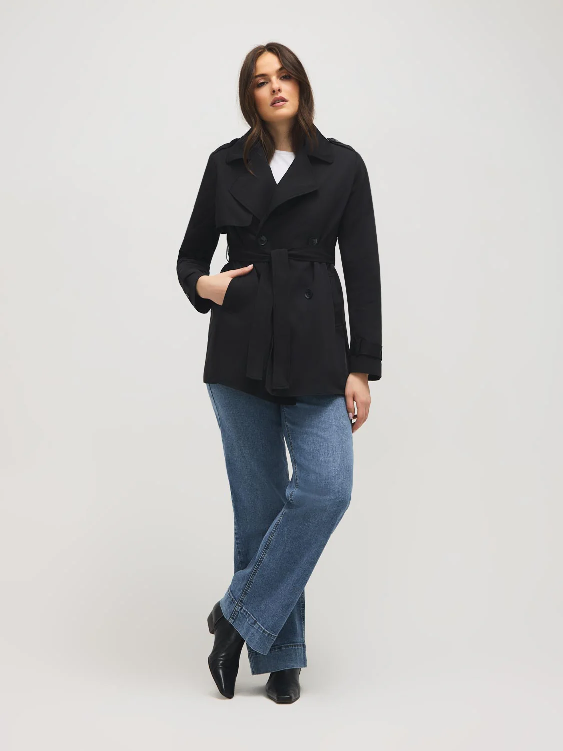 Mid-Length Trench Coat - Image 6