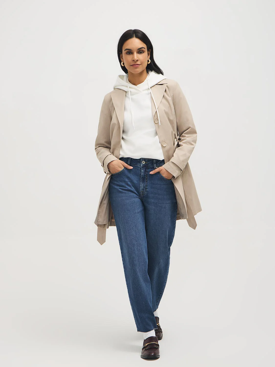 Cotton-Blend Trench Coat - Image 3