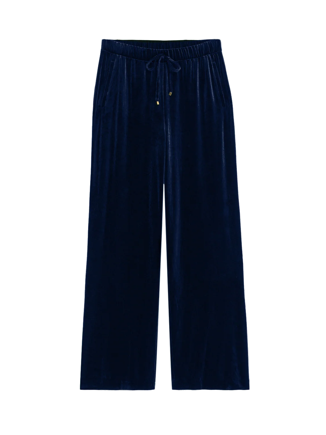 Velvet Wide-Leg Pants