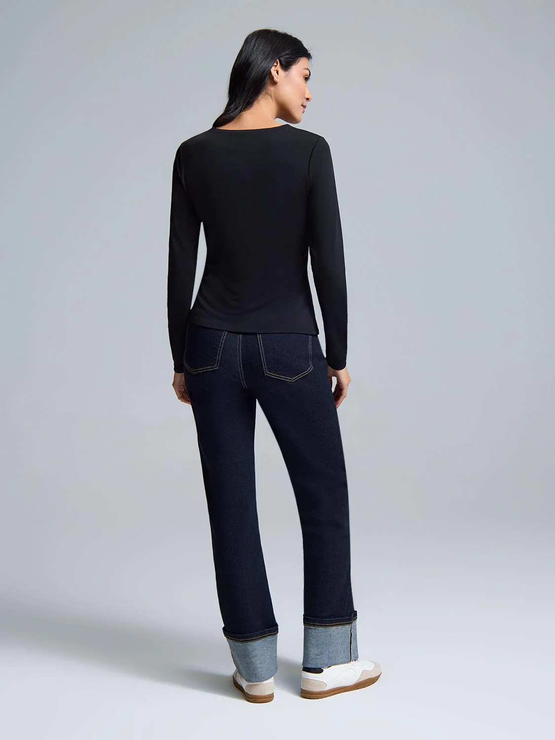Front Keyhole Jersey Top - Image 7