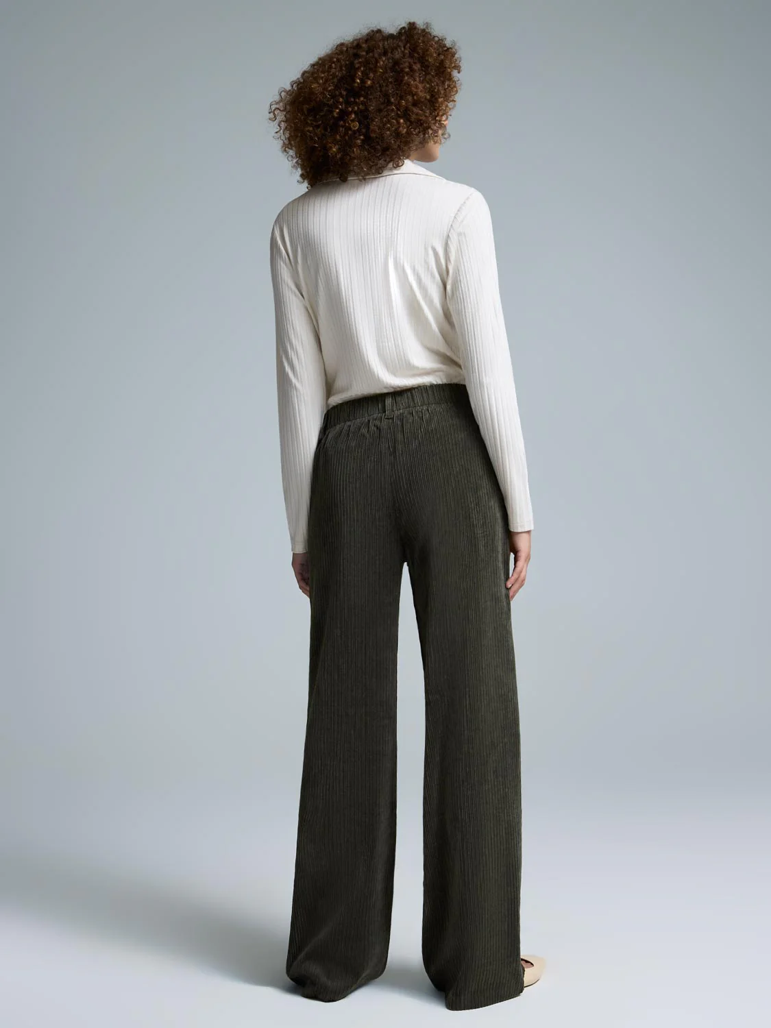 Wide-Leg Corduroy Pants - Image 8