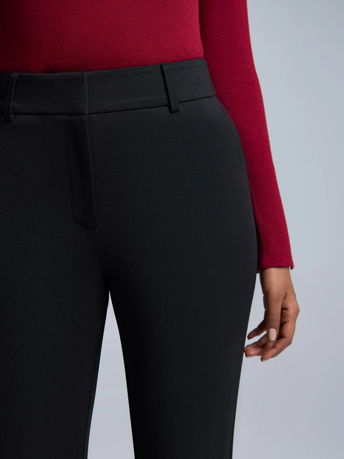 Mid-Rise Straight Leg Pants - Image 8