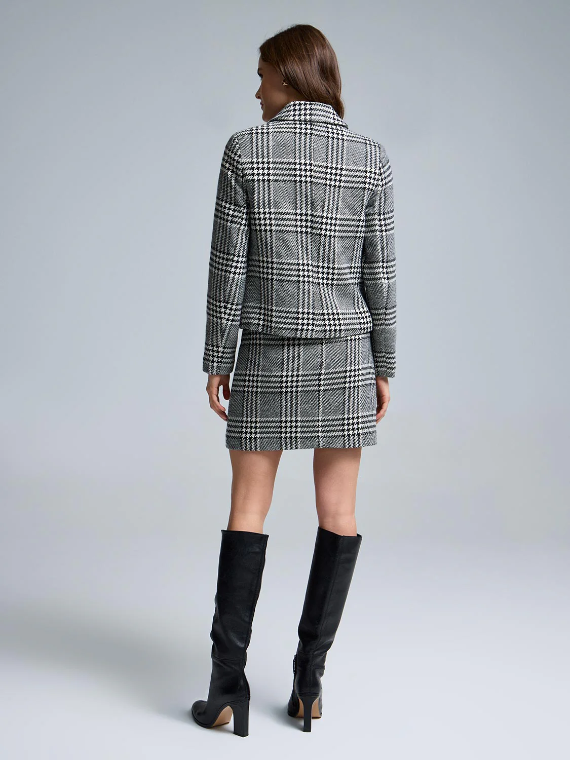 Plaid A-Line Mini Skirt - Image 3