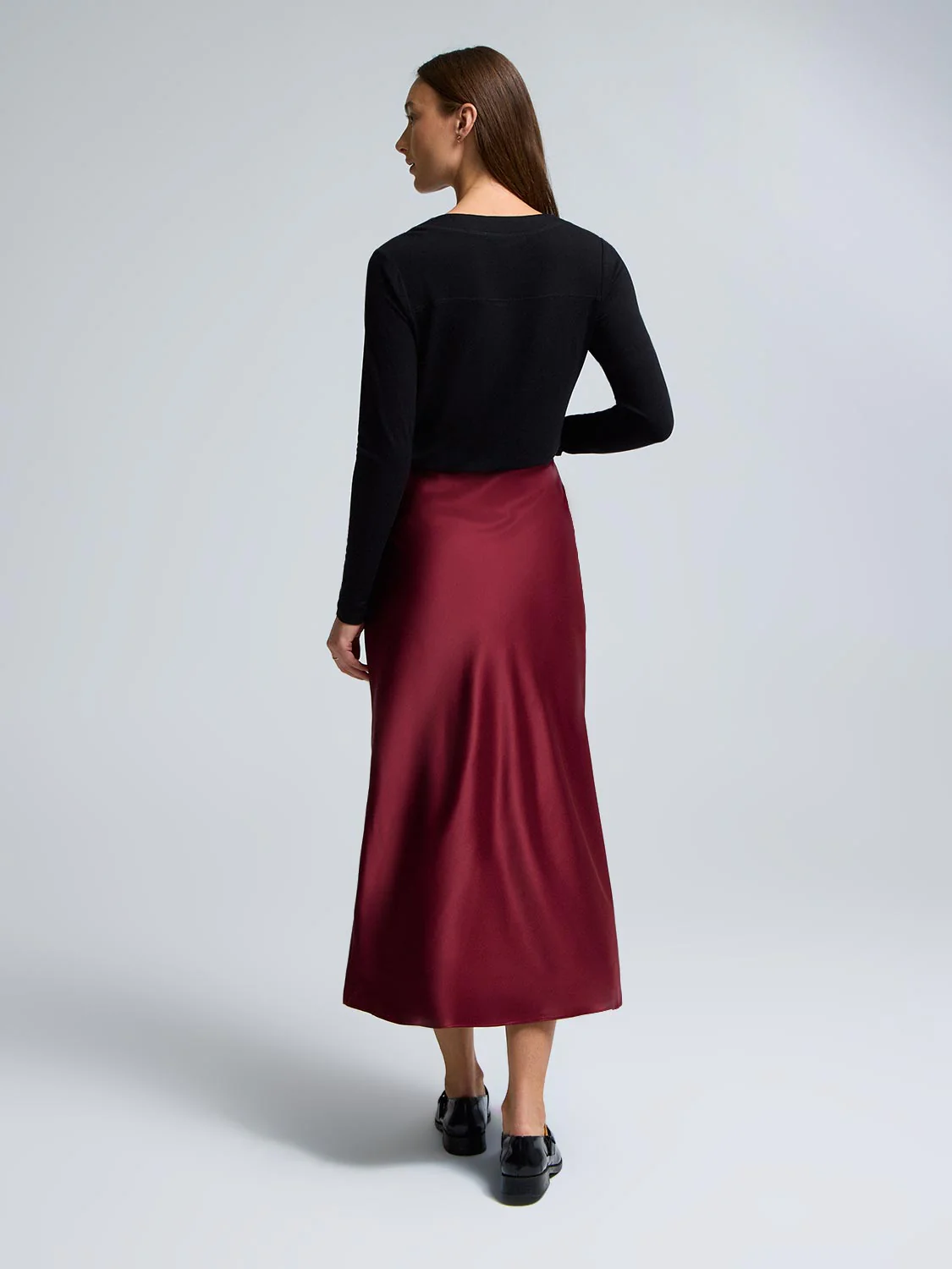 Bias-Cut Satin Skirt - Image 10