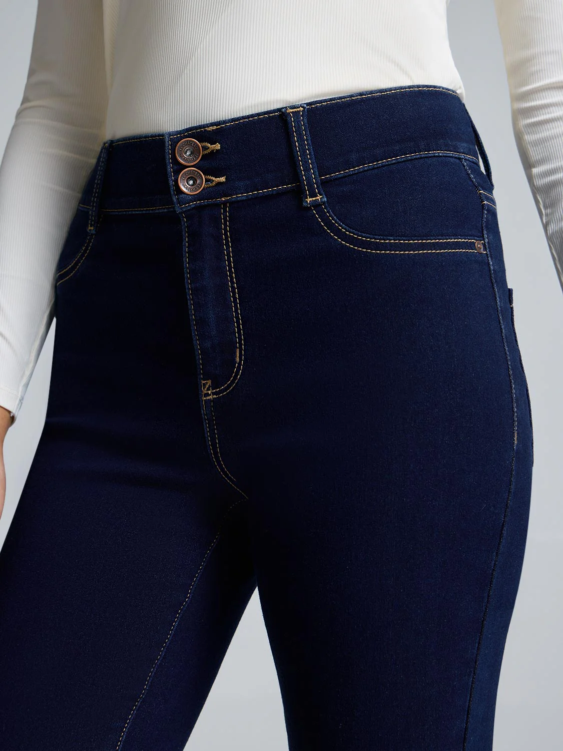 Cotton-Blend Skinny Leg Jeans - Image 4