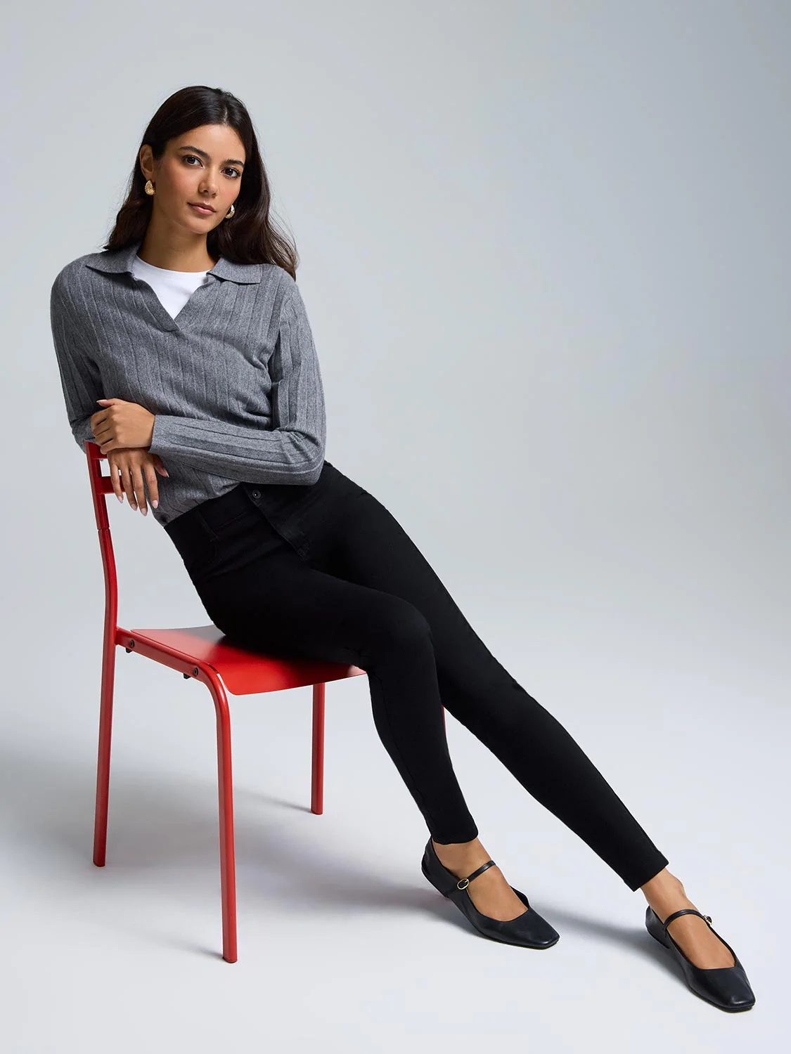 Cotton-Blend Skinny Leg Jeans - Image 6