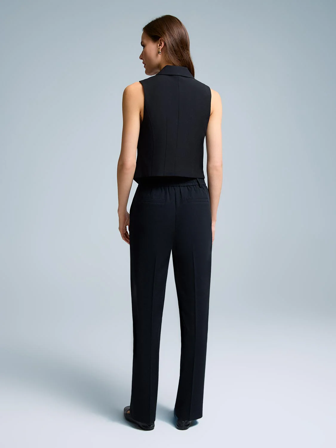 Button-Up Collared Vest - Image 3