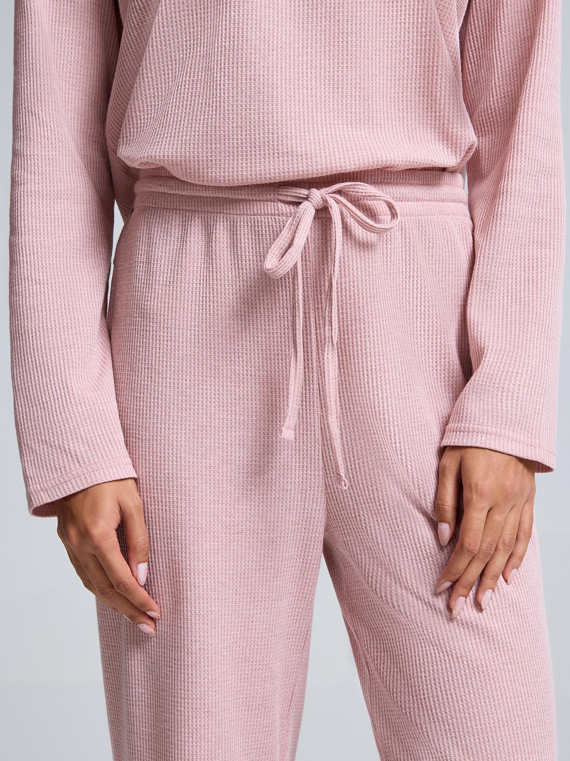 Waffle Knit Pajama Set - Image 6