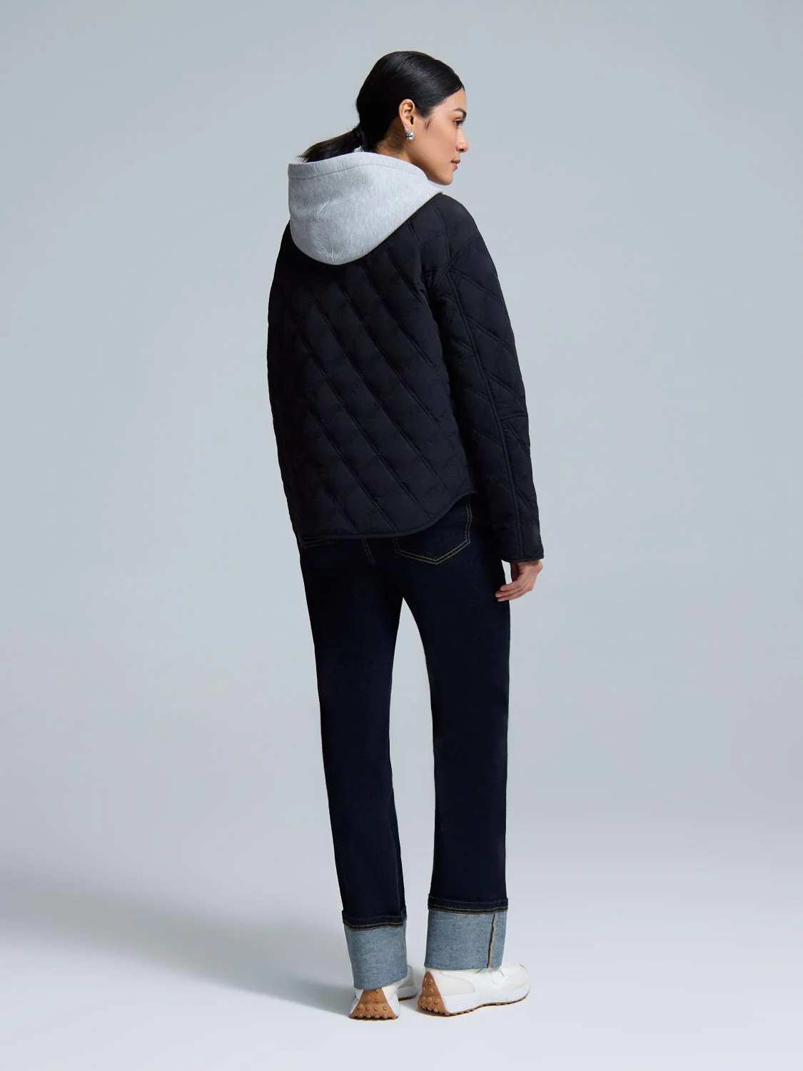 Hooded Quilted Jacket - Image 9