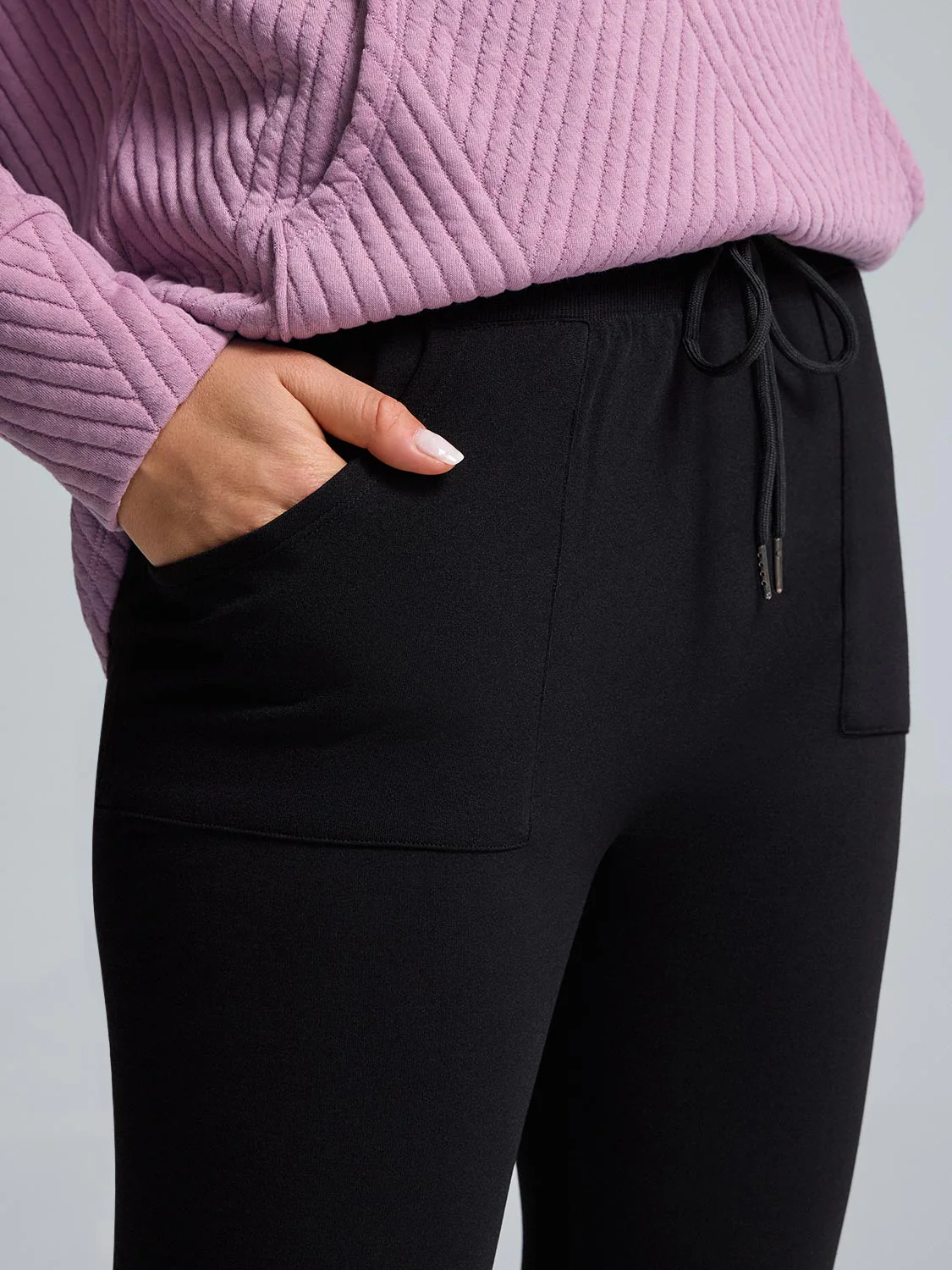 Fleece Lined Jogger Leggings - Image 4
