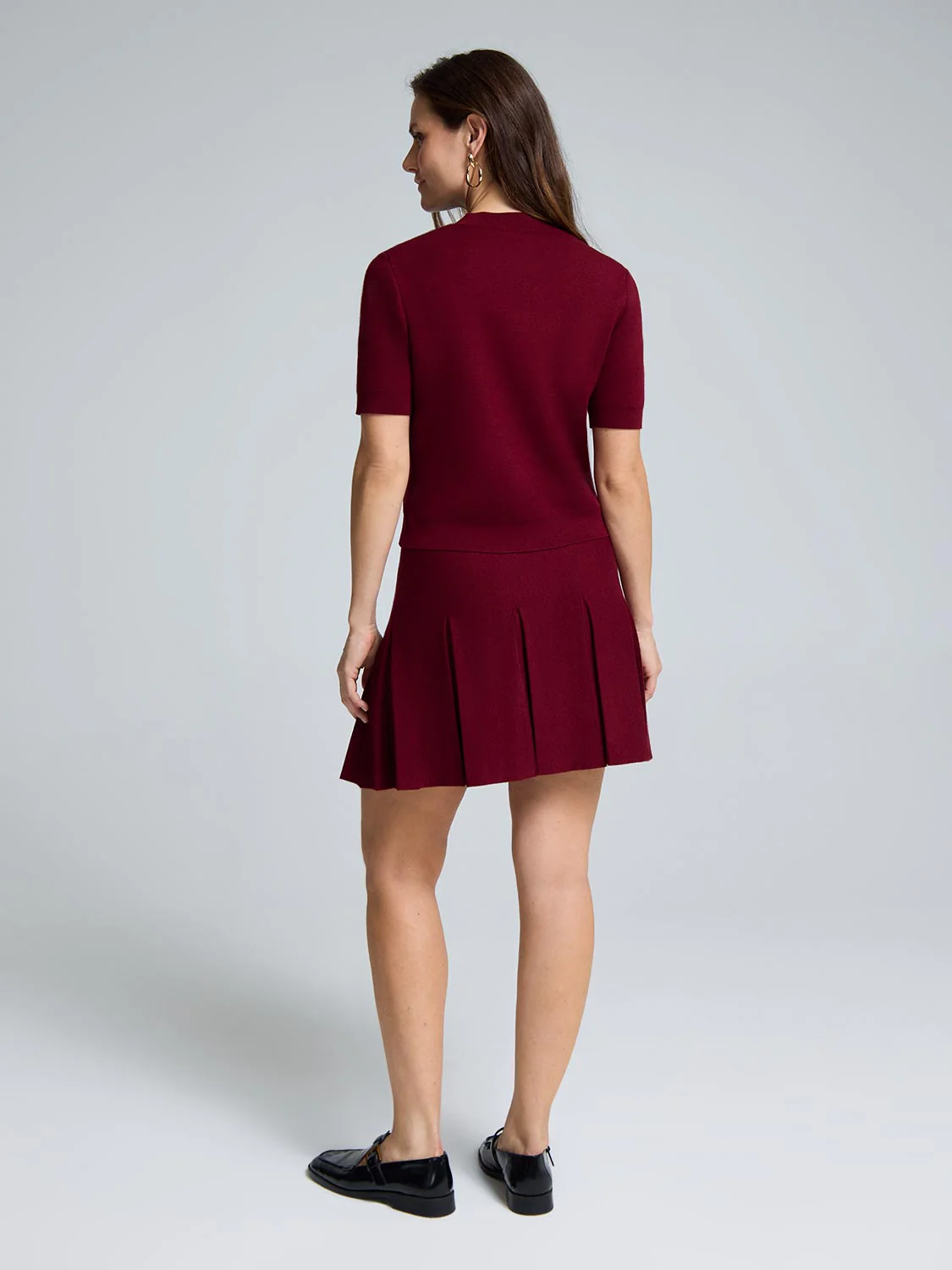 Short Sleeve Button-Up Cardigan - Image 4