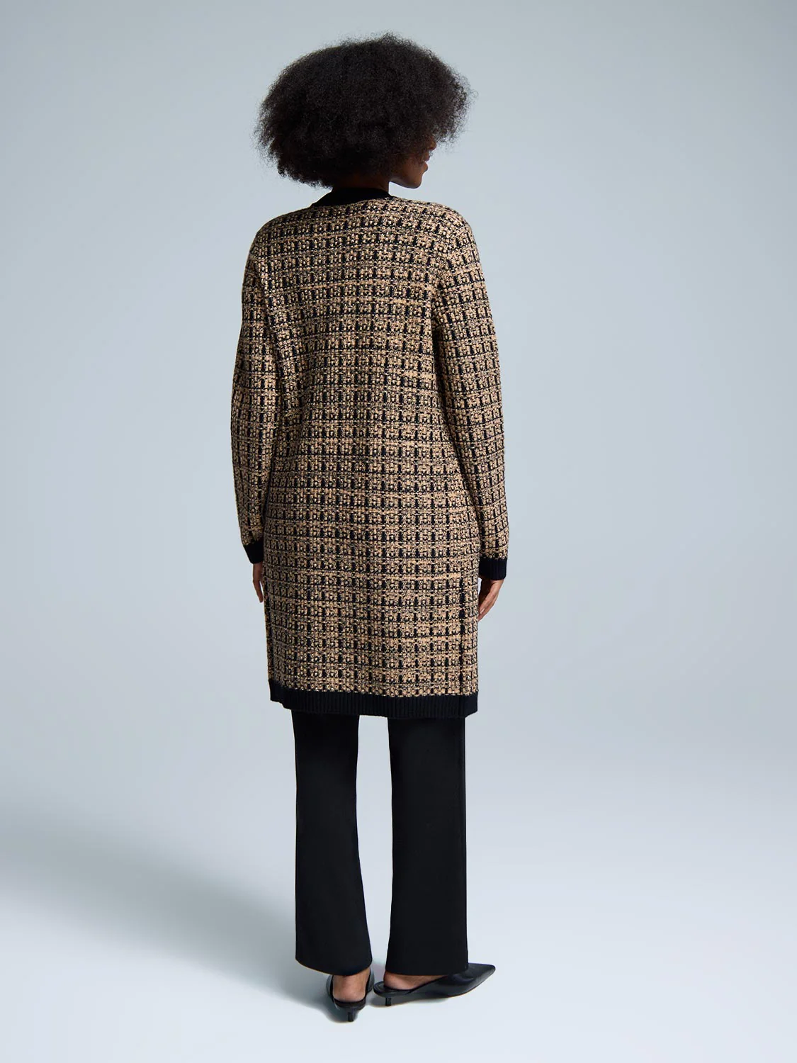 Metallic Tweed Duster - Image 4