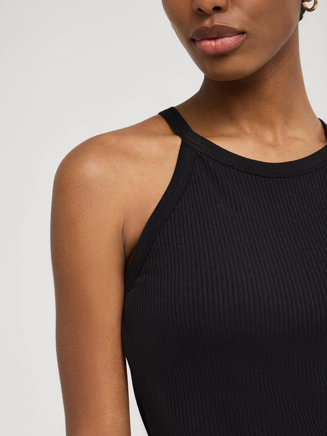 Ribbed Halter Tank Top - Image 3