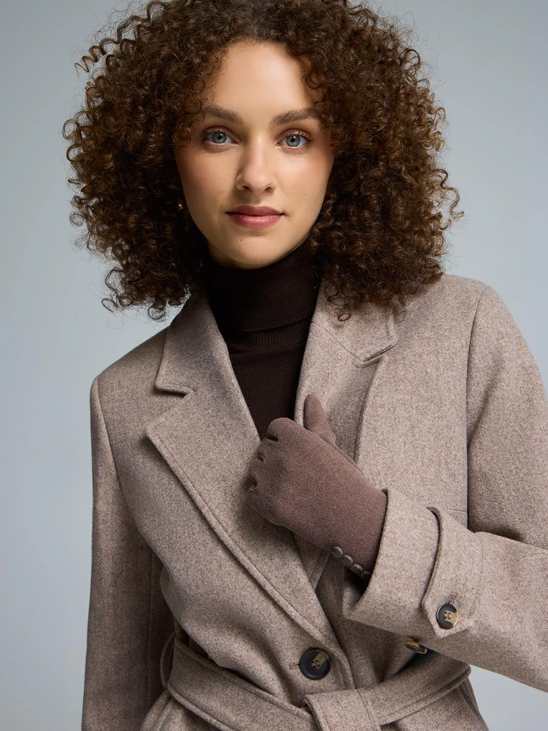Faux Wool Wrap Coat - Image 12