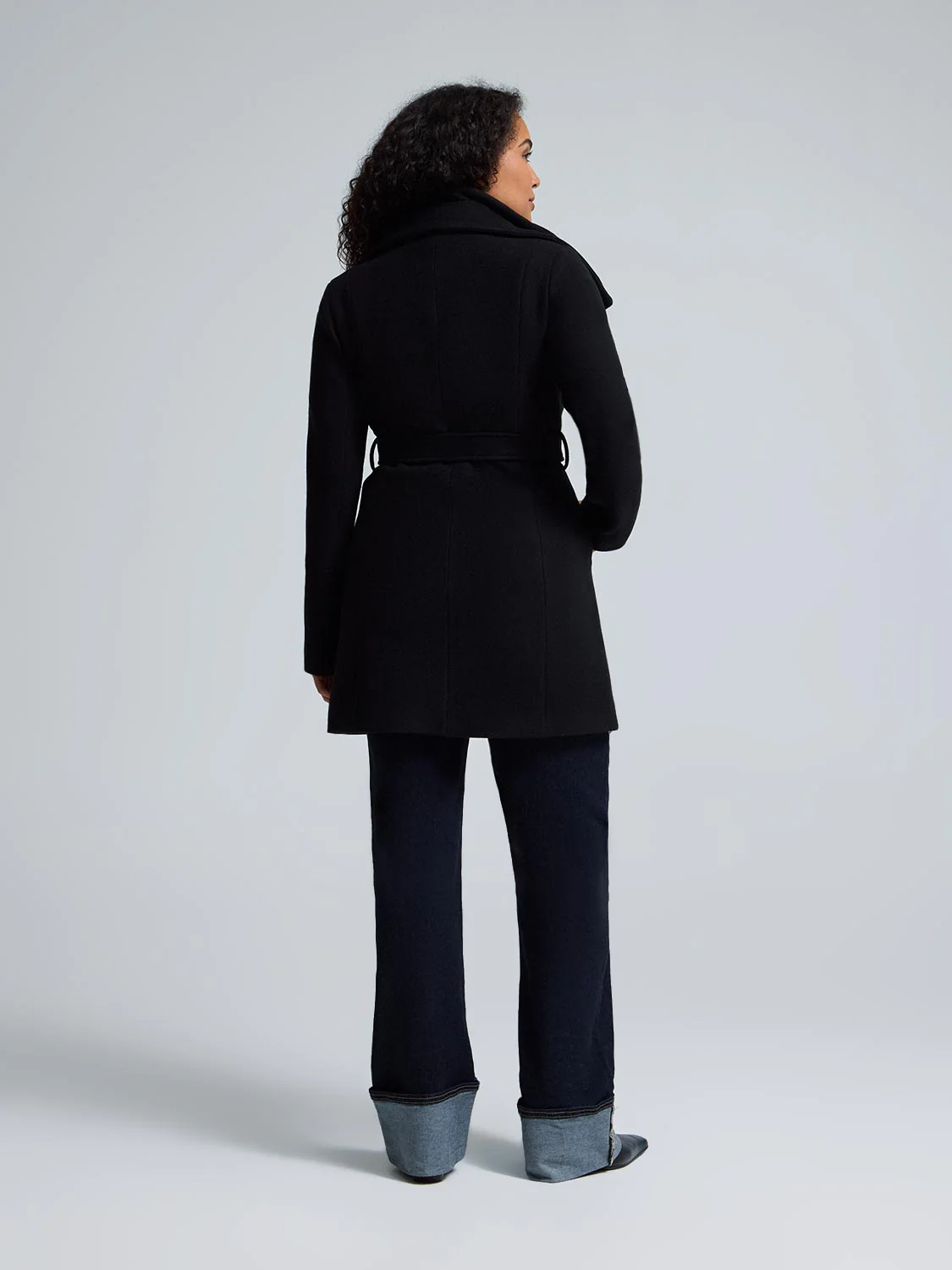 Double-Collar-Faux-Wool-Coat - Image 7