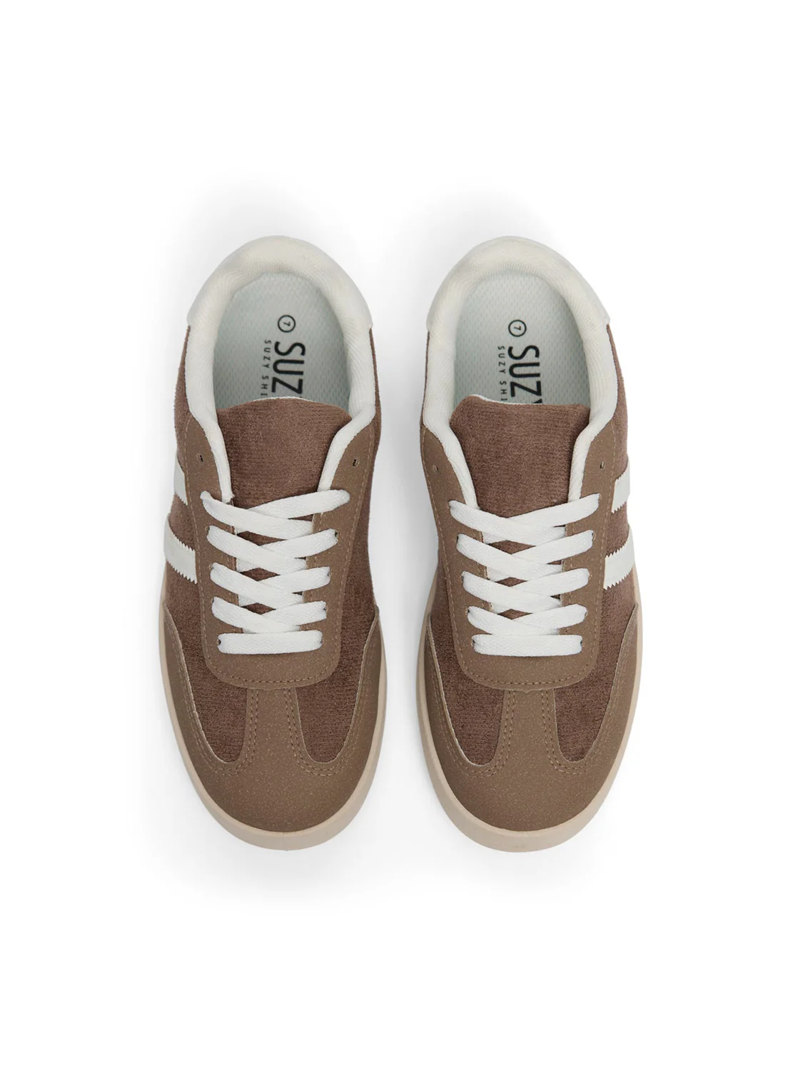 Faux Suede Sneakers - Image 3