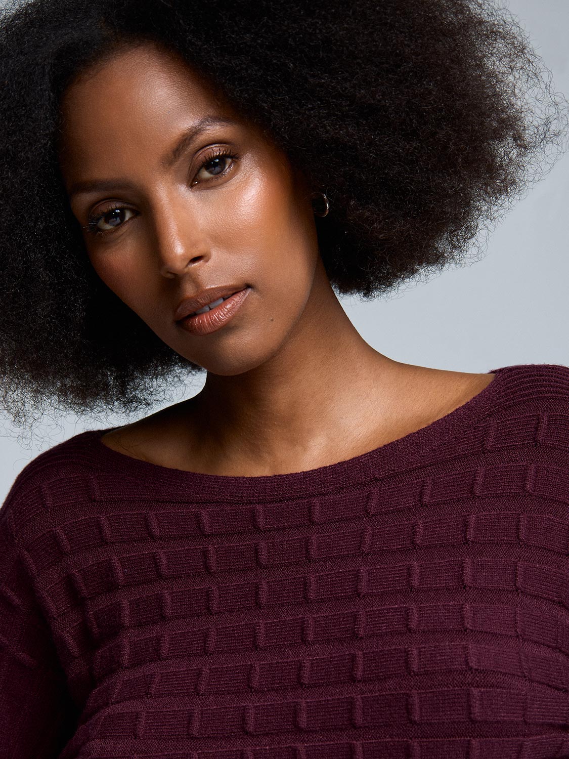 Dolman Sleeve Cable Knit Sweater - Image 8