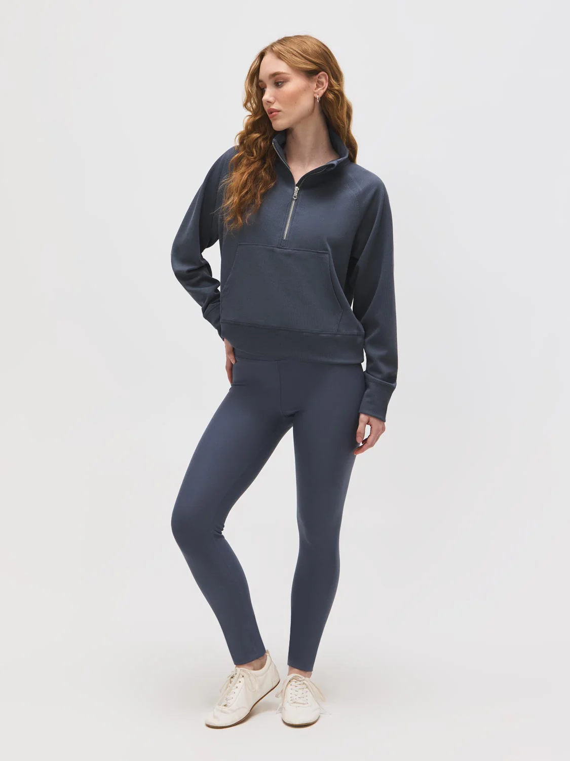 Wide Waistband Brushed Leggings - Image 8